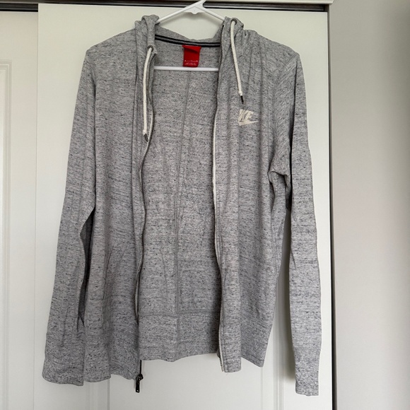 Gray Nike Zip Up Sweatshirt - Size XL - Picture 1 of 4